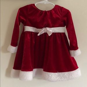 Velvet Christmas Dress 18M
